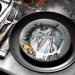 Haunted Hosts Appetizer Plates, Set of 4