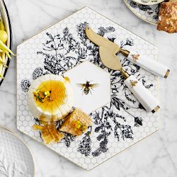 Honeycomb Shaped Cheeseboard and Honeycomb Spreaders