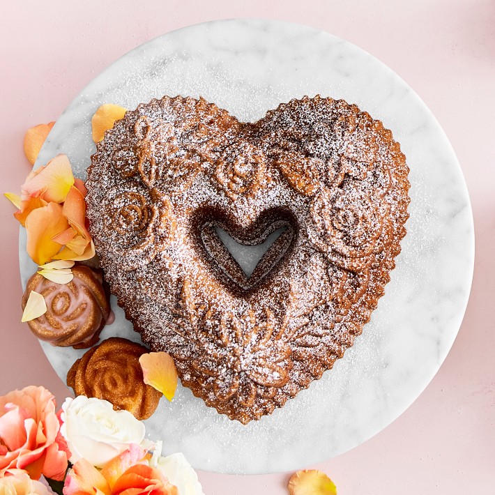 Nordic Ware Floral Heart Bundt® Pan | Williams Sonoma
