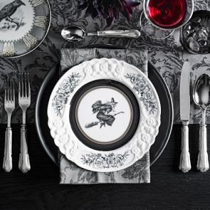 Spooky Soirée Salad Plates, Set of 4 | Williams Sonoma