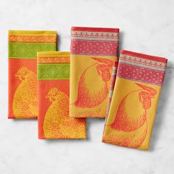 Bright Jacquard Napkins, Set of 4