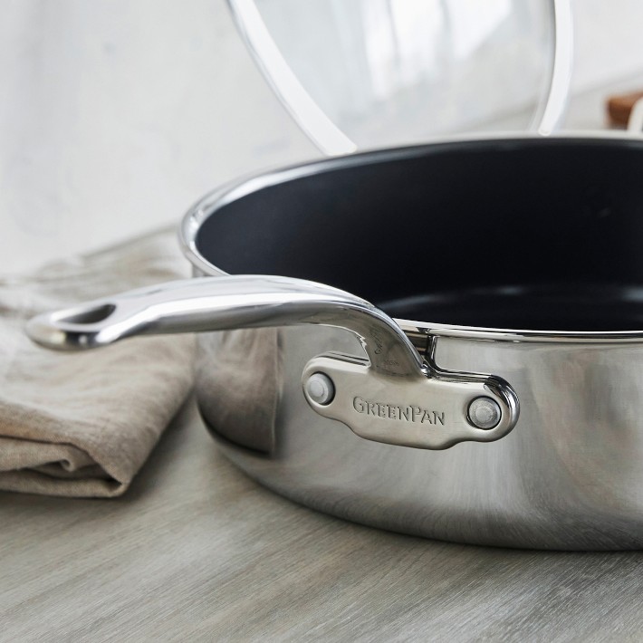 スーパーイオンクリーンプライムプライムボーンラクトプライム GreenPan Premiere Max Stainless-Steel Ceramic Nonstick Covered