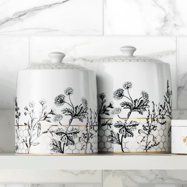 Honeycomb Kitchen Canister | Williams Sonoma