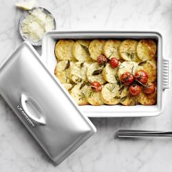 Le Creuset Heritage Stoneware Rectangular Covered Casserole, 4-Qt.