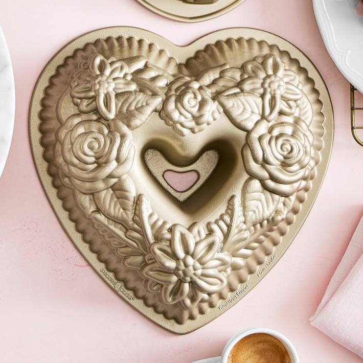 Nordic Ware Floral Heart Bundt® Pan | Williams Sonoma