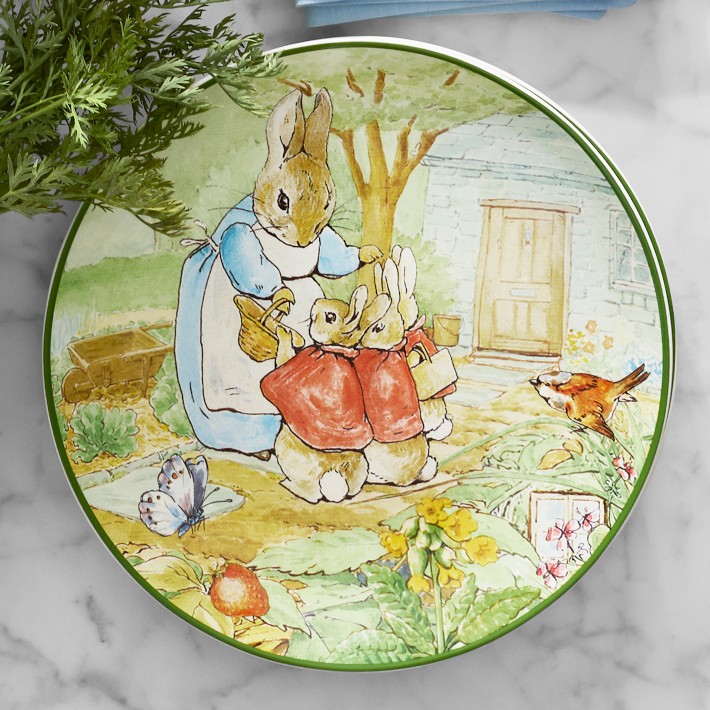 Peter Rabbit™ Mixed Salad Plates, Set of 4 | Williams Sonoma