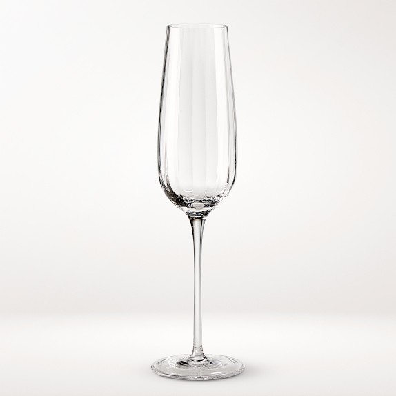 Williams Sonoma Reserve Optic Champagne Flutes