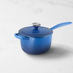 Le Creuset Signature Enameled Cast Iron Saucepan, 1 3/4-Qt., Lapis