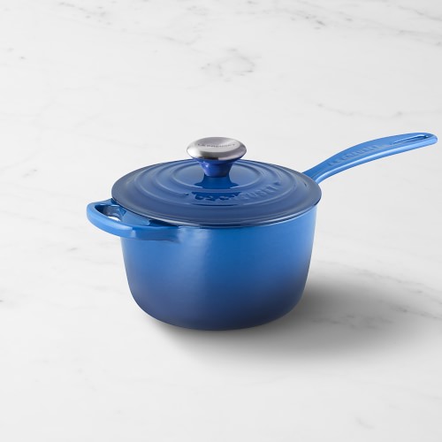 Le Creuset Signature Enameled Cast Iron Saucepan, 1 3/4-Qt., Lapis