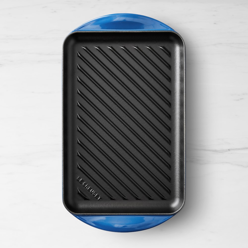 Le Creuset Enameled Cast Iron Skinny Grill - Lapis