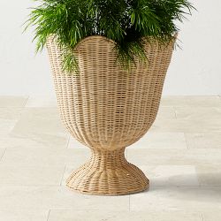 OPEN BOX:Woven Urn Planter, Large