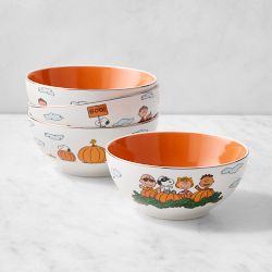 PEANUTS x Williams Sonoma The Great Pumpkin Cereal Bowls, Set of 4
