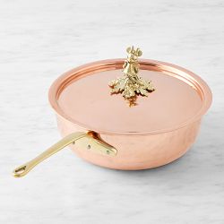Ruffoni Historia Disney© Hammered Copper Chef Pan with Minnie Knob, 4-Qt.