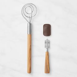 Williams Sonoma Olivewood Bread Tools, Set of 2