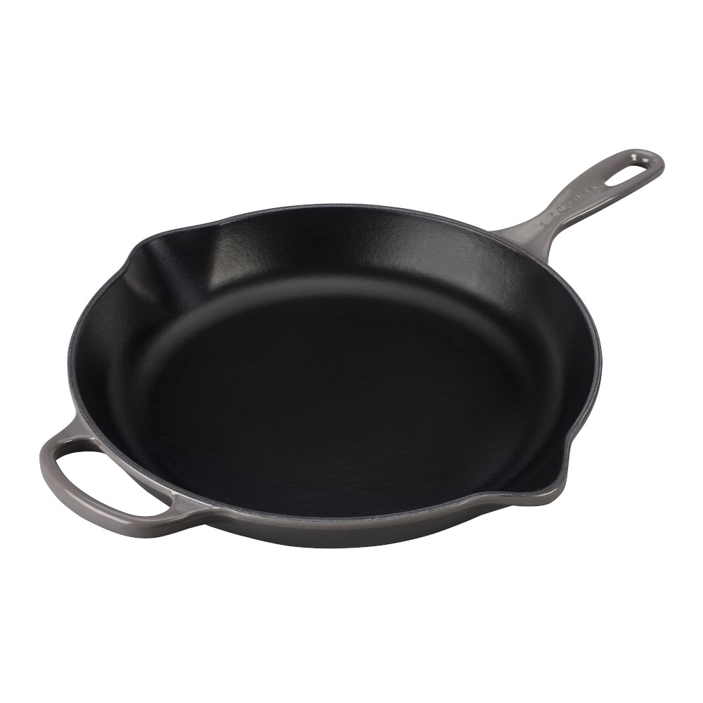 Le Creuset Signature Enameled Cast Iron Skillet Fry Pans - 12", Oyster