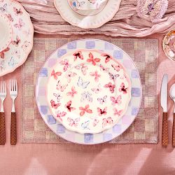 MacKenzie-Childs Butterfly Hill Dinner Plate