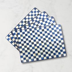 Mackenzie-Childs Royal Check Cork Back Placemats