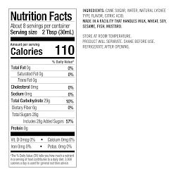 Williams Sonoma Bar Ingredients Lychee Martini Syrup