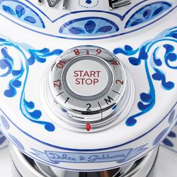 SMEG Dolce &amp; Gabbana Coffee Grinder, Blu Mediterraneo