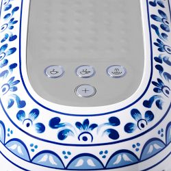 SMEG Dolce &amp; Gabbana Manual Espresso Machine, Blu Mediterraneo