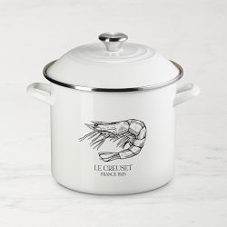 Le Creuset Enameled-Steel Crawfish Stockpot, 10-Qt.