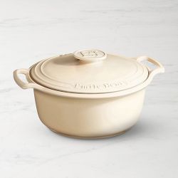 OPEN BOX:Emile Henry Sublime French Ceramic Dutch Oven, 6-Qt., Cream