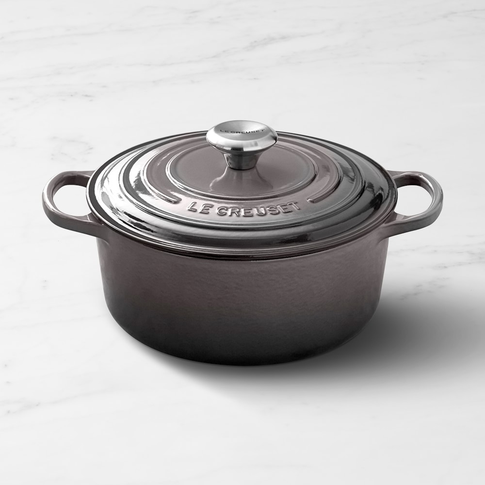 Le Creuset Signature Enameled Cast Iron Round Dutch Oven - 5 1/2-Qt., Oyster