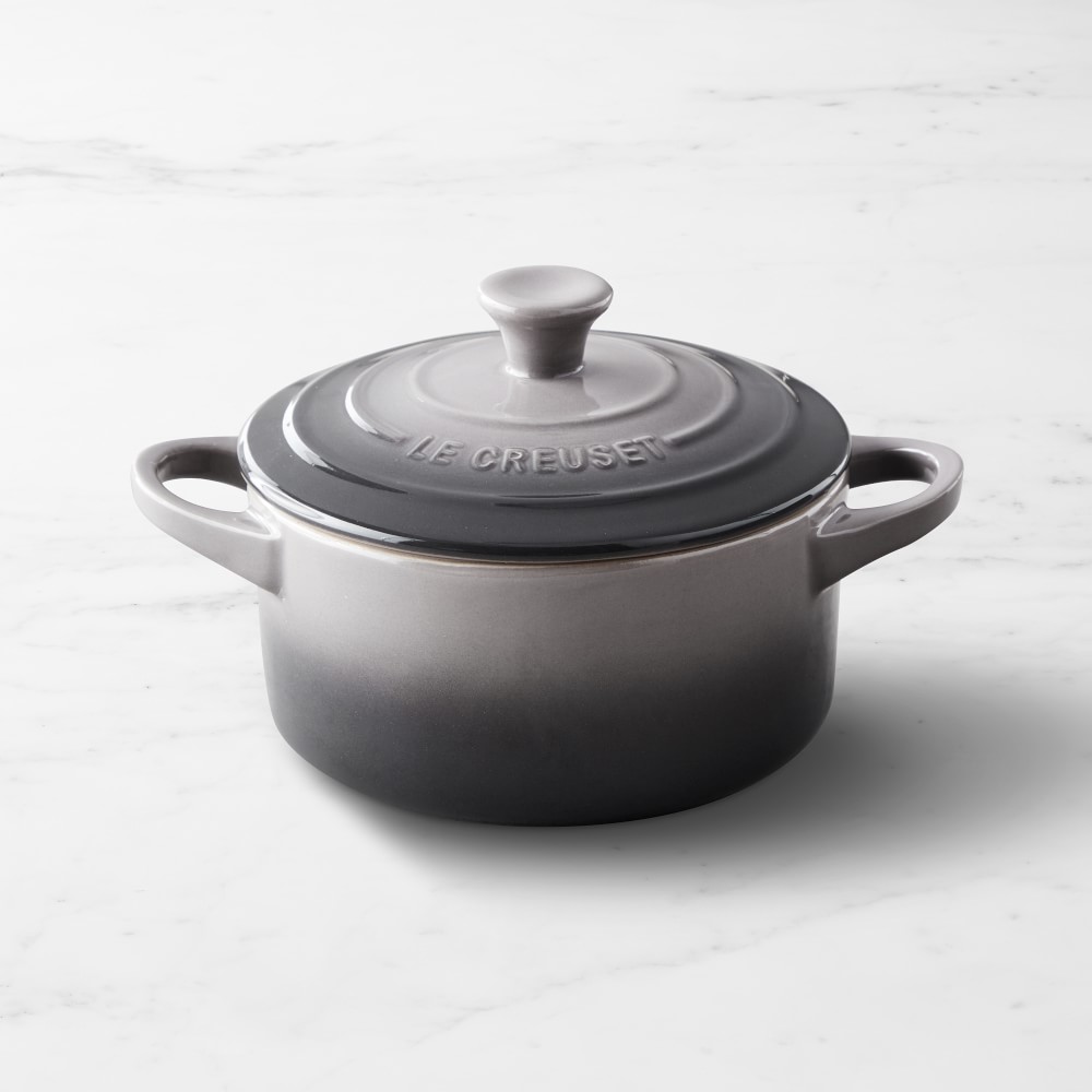 Le Creuset Stoneware Mini Round Cocotte - 14-Oz., Oyster