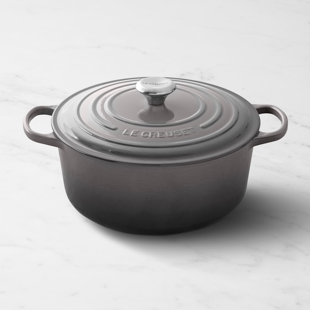 Le Creuset Signature Enameled Cast Iron Round Dutch Oven - 7 1/4 -Qt., Oyster