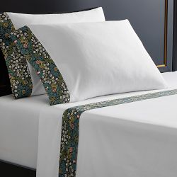 Morris &amp; Co. x Williams Sonoma Home Blackthorn Cuffed Pillowcases, Standard