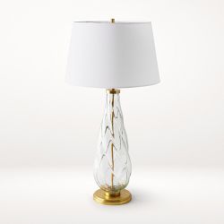 Kinsley Spiral Glass Table Lamp