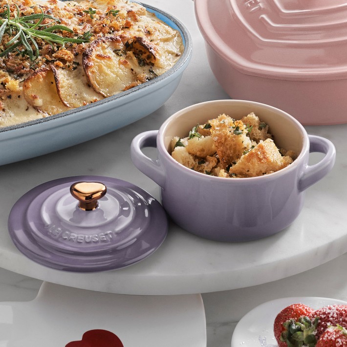 Le Creuset Mini Cocotte Heart Knob, 8-oz | Williams Sonoma