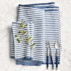 Ticking Stripe Napkins, Set of 4