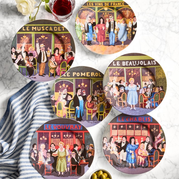 超レア　大皿27cmガイビュッフェguy buffet3枚フランスパリ 超レア大皿27cmガイビュッフェguy buffet3枚フランスパリ