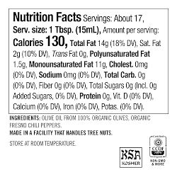 Williams Sonoma Extra Virgin Olive Oil, Crushed Chili