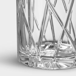 Orrefors City Double Old Fashioned Glasses, Set of 4