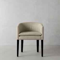 Chestnut Upholstered Dining Armchair