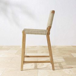Larnaca Teak x All-Weather Weave Bar Stool