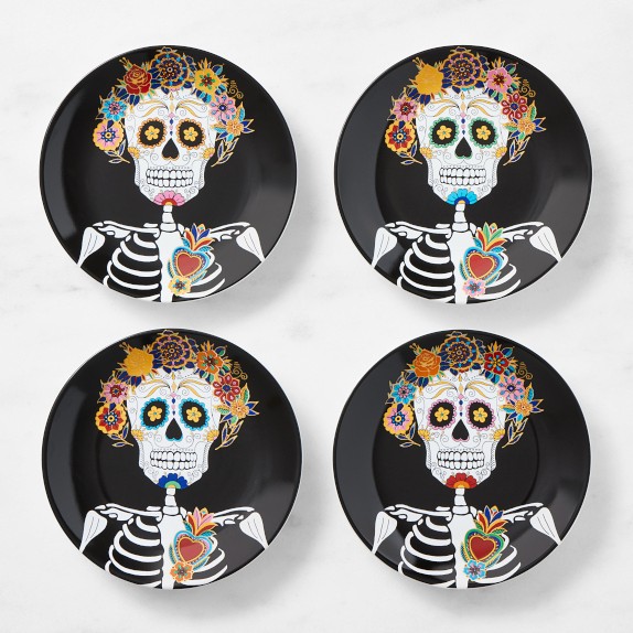 Day of the Dead Appetizer Plates