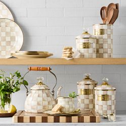 Mackenzie Childs Checkered Cutting &amp; Carving Board