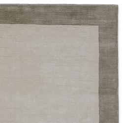 Border Linen Hand Loomed Rug