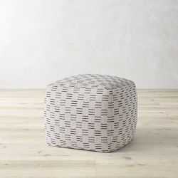 Checkered Ottoman (22")