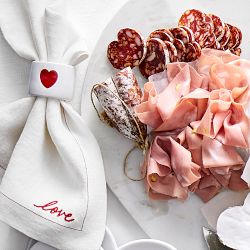 Valentine's Day Sentiment Napkins, Set of 4