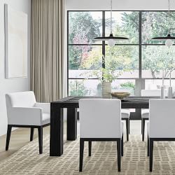 Wilson Upholstered Track Dining Armchair