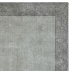 Border Linen Hand Loomed Rug