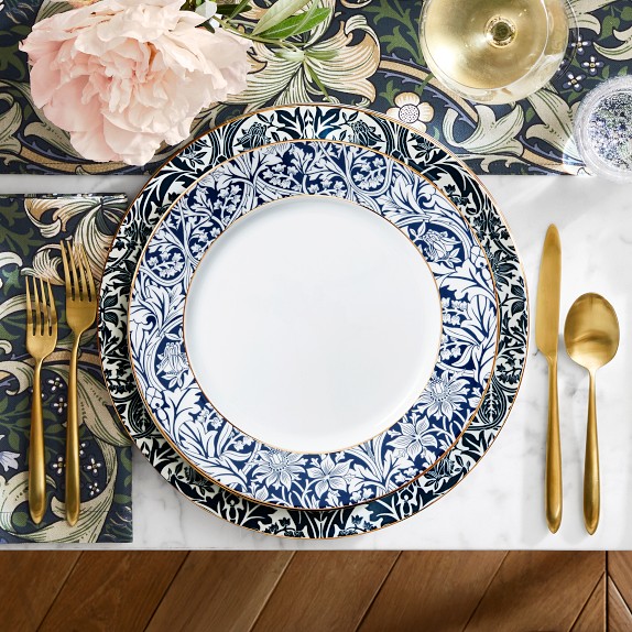 Morris & Co. Bluebell Salad Plates, Set of 4 | Williams Sonoma