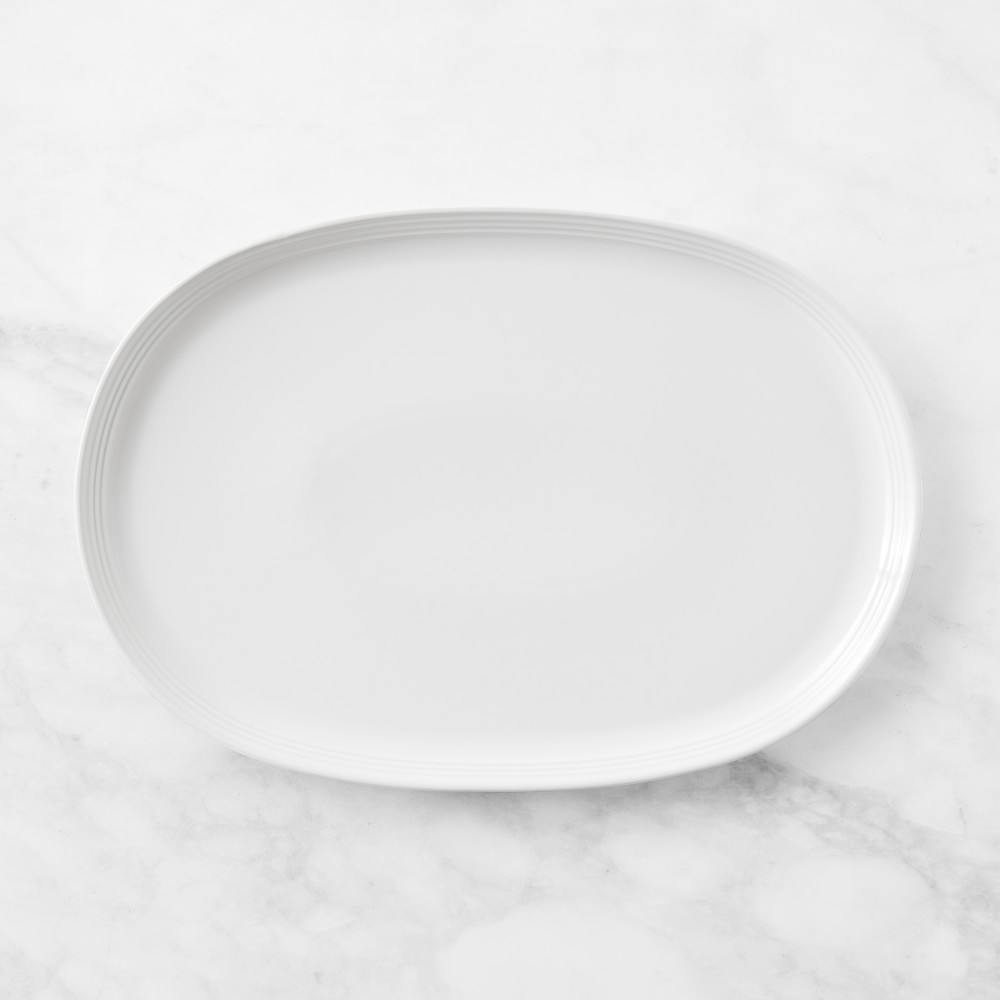 Le Creuset San Francisco Coupe Serving Platter - White