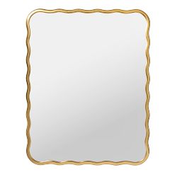 AERIN x Williams Sonoma Home Gold Wave Wall Mirror