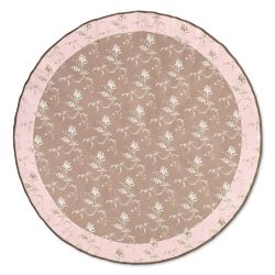 Delicate Floral Round Tablecloth