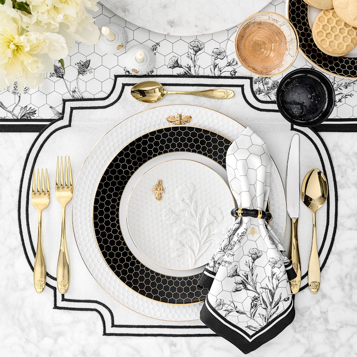 Honeycomb Embossed Appetizer Plates Set | Williams Sonoma